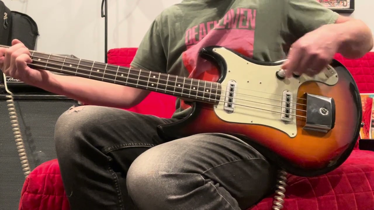 1960's Yamaha SB-2 Nippon Gakki Sunburst + OHSC Case 31.5