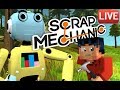 How to Build a Robot In Scrap Mechanic - Robot Gaming Build Live