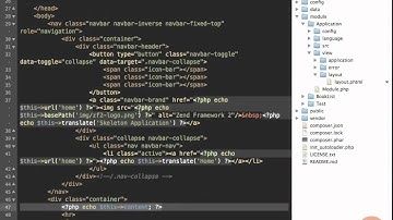 Zend Framework 2 -- 05 03 Demo Updating the Layout