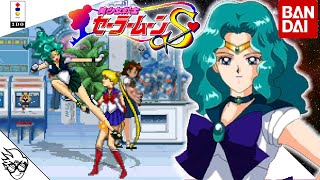 Pretty Soldier Sailor Moon S (3DO / 1995) - Sailor Neptune [Playthrough/LongPlay]