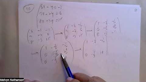 Linear Algebra - Lecture 13