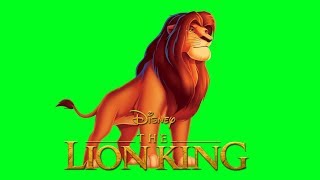 Simba The Lion King - Green Screen Animation