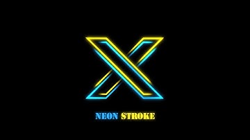 Photoshop Tutorial : How To Create Neon Stroke Text Effect in Photoshop