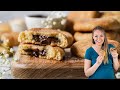 Cinnamonsugar churro cookies stuffed with chocolate