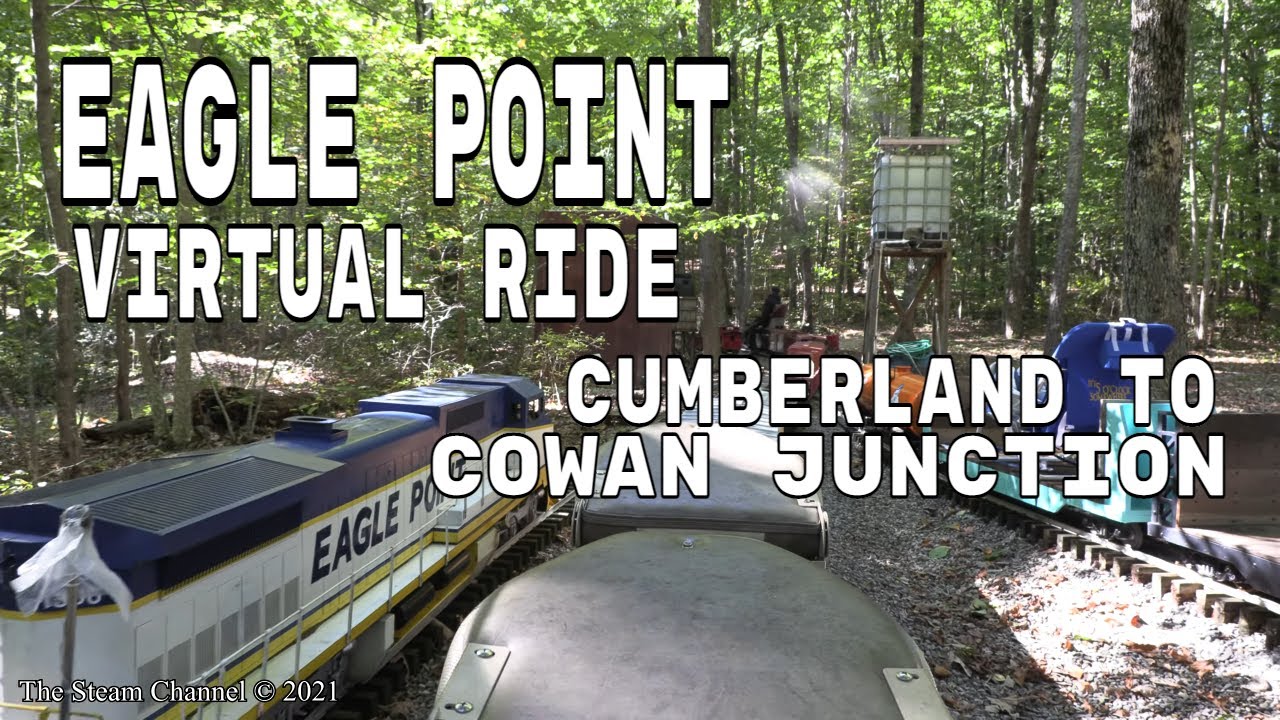 Eagle Point Railroad | Virtual Ride | Cumberland To Cowan Junction