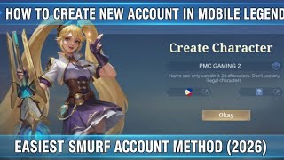 HOW TO CREATE NEW ACCOUNT IN MOBILE LEGENDS | CREATING NEW SMURF ACCOUNT IN MLBB | EASIEST WAY 2026 screenshot 4