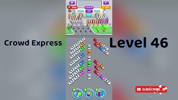 Crowd Express Level 46 Walkthrough 🚦 | Step-by-Step Solution | Go Answer