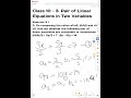 Exercise 3.1 Q3-3| Class 10 | Pair of Linear Equations in Two Variables| CBSE | @SunheraSyed
