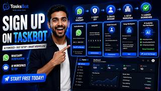 How to Create a Taskbot Account | Step-by-Step Signup Guide | TasksBot