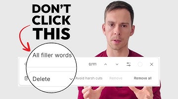 Quick Guide to Filler Word Removal