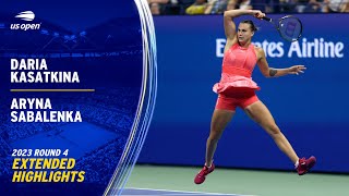 Daria Kasatkina vs. Aryna Sabalenka Extended Highlights | 2023 US Open Round 4