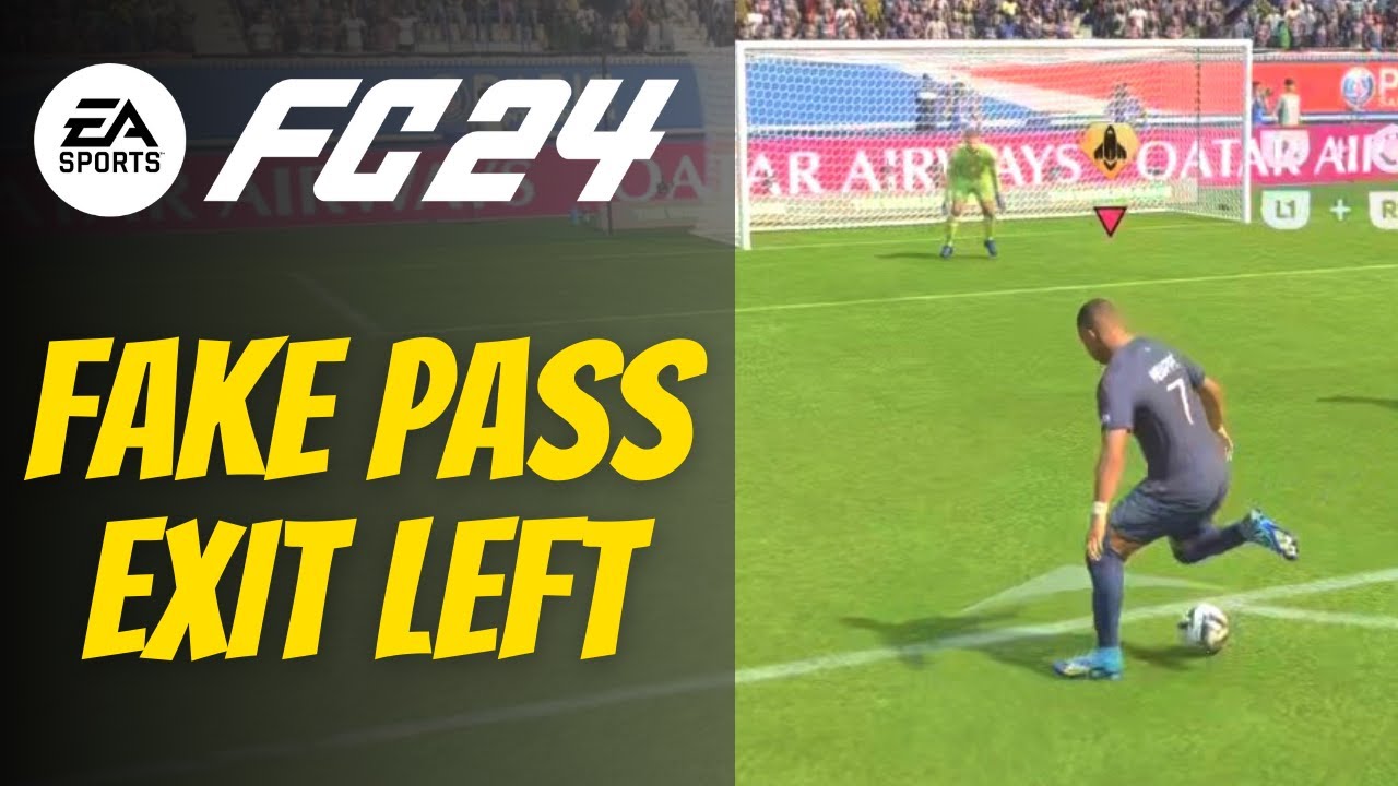 How to do Fake Pass Exit Left (while standing) move in EA SPORTS FC 24