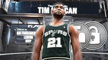 THE BEST TIM DUNCAN BUILD IN NBA 2K26! ELITE POST SCORING RIM PROTECTOR!