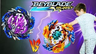 БейБлэйд Битва GEIST FAFNIR F4 VS SHADOW AMATERIOS BeyBlade Burst