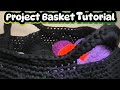 EASY PROJECT BASKET TUTORIAL. SUITABLE FOR BEGINNERS. QUICK AND SIMPLE PROIECT BASKET
