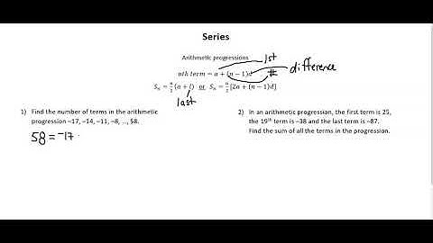 Series: Arithmetic progressions