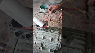 three phase motor testing single phase se #videos #shorts