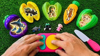 Cutting toy fruits to find Brainrot animals!😱 TralaleroTralala✈️Bombardiro Crocodilo🥁Tung Tung Sahur