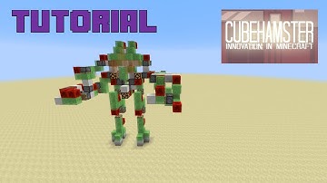 Tutorial: Weaponized Atlas Mech in Minecraft (Re-upload)