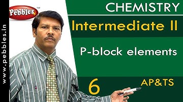 AP&TS Syllabus | Intermediate II | Chemistry | P-block elements | Part - 6