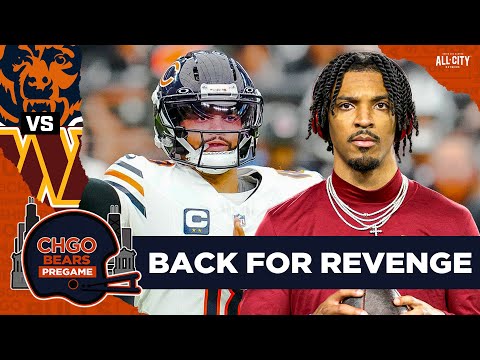 BEARS PREGAME: Caleb Williams, Tyrique Stevenson Look for REDEMPTION vs Commanders | CHGO Bears