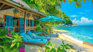 Coffee Shop Music - Refresh With Bossa Nova Jazz Music Soothing Ocean Wave Sounds And Relaxation