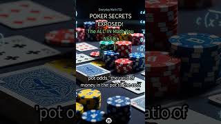 72. 🤯 The Secret MATH Pro Gamblers Use to Win at Poker! (Texas Hold'em ALL-IN Strategy) #TexasH