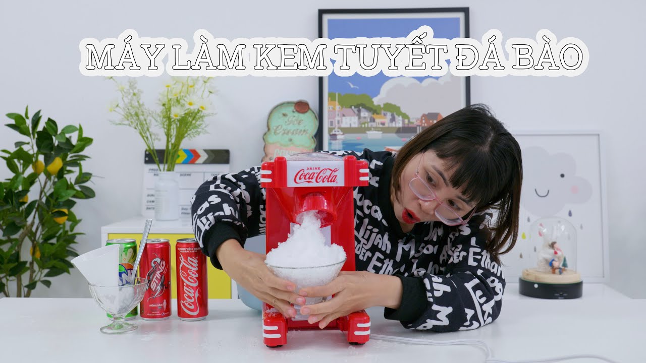 Đồ Chơi Máy Làm Kem Tuyết Cocacola Cực Xịn Xò