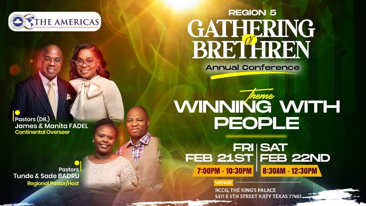 Rccgna RCCGNA GATHERING OF BRETHREN 2025 || 2/21/2025 || DAY 2 - YouTube