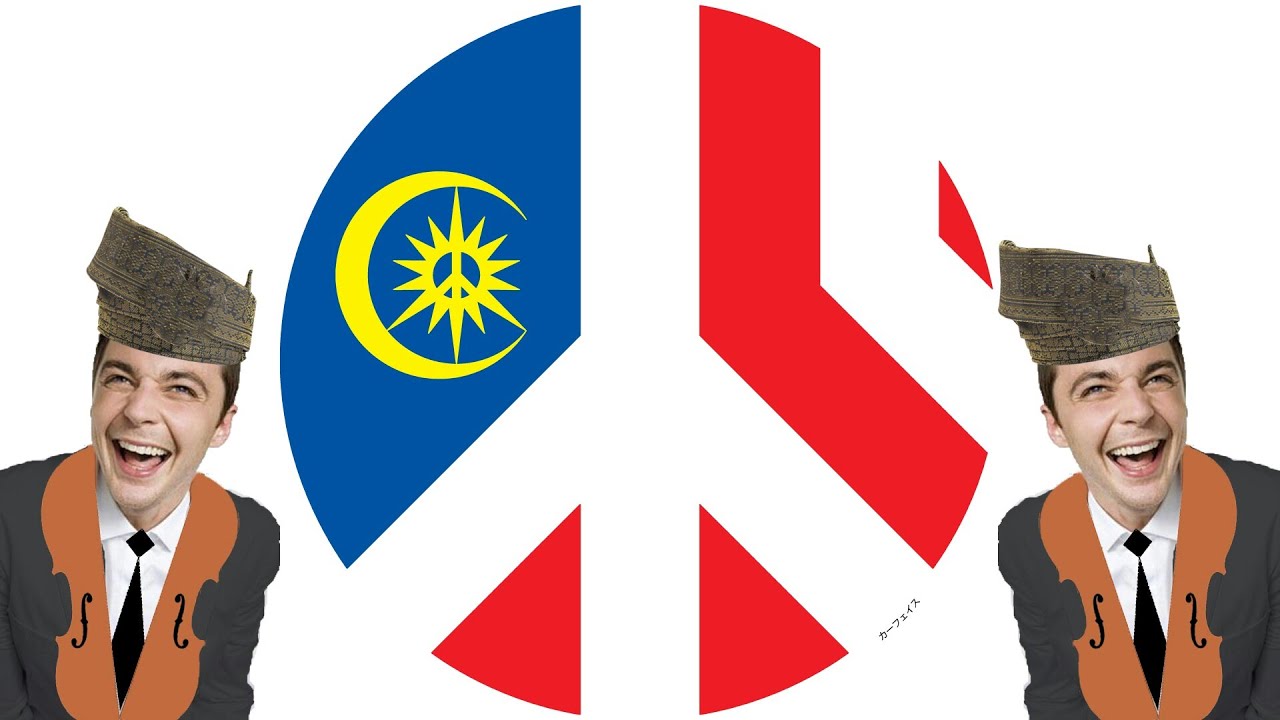 Fun with peace flags : Malaysia (Official ) Sheldon Cooper, Negaraku