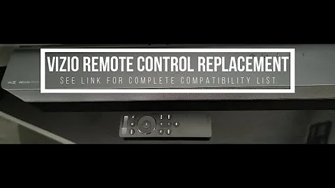 Vizio Sound Bar Remote Replacement