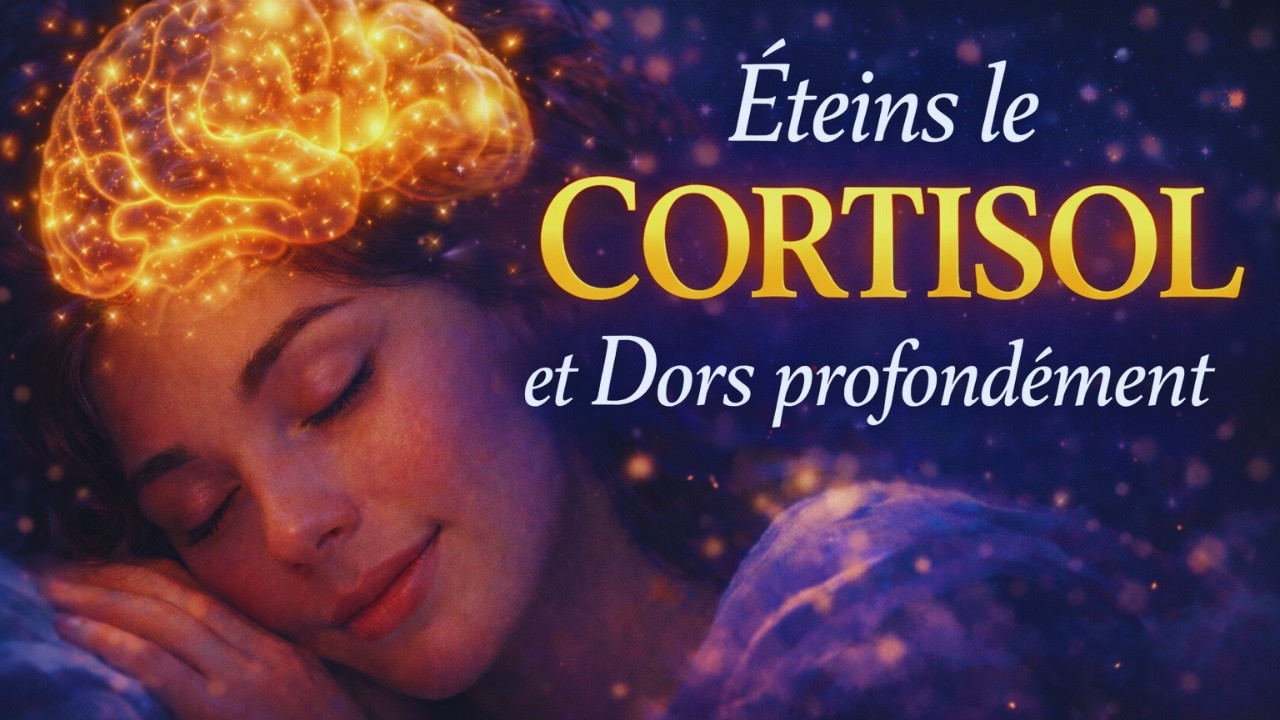 Déprogrammation du Stress et du Cortisol |Activez Votre Système de Guérison | Méditation pour Dormir
