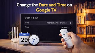 How To Change The Date & Time On Google TV Streamer 4K | Change Time Zone