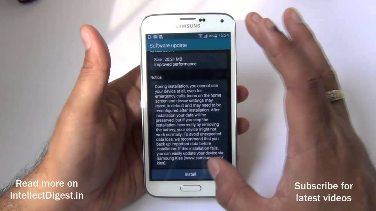 Samsung mobile software update software