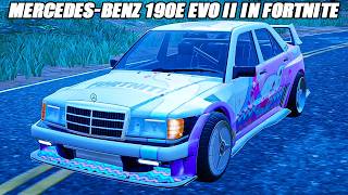 The *NEW* Mercedes Benz EVO II In Fortnite Battle Royale Looks Very Good! - Fortnite Gameplay