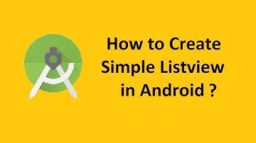 Simple ListView | Android | Android Studio