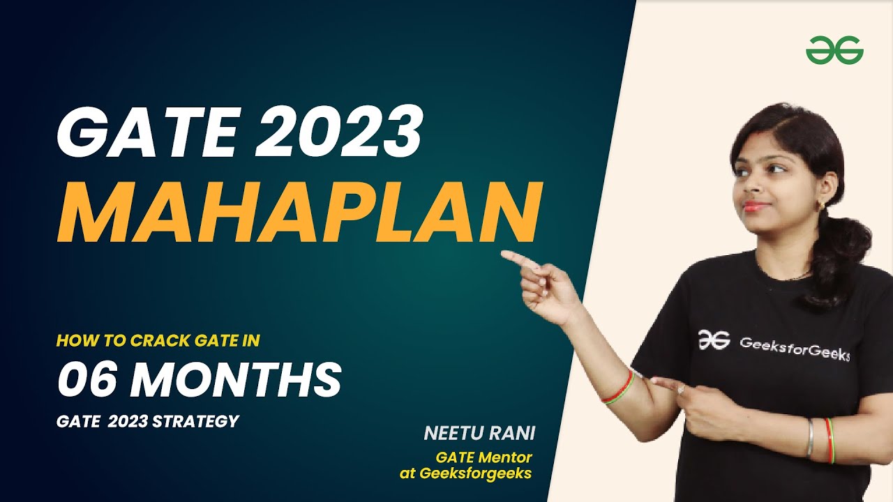 How to Crack GATE in 6 Months | GeeksforGeeks GATE - YouTube