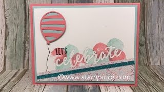 Stamping to Reveal the "celebration