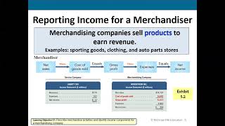 Reporting Income for a Merchandiser