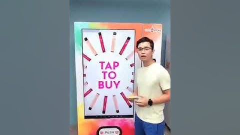 E cigarette big touch screen vending machine detail introduction