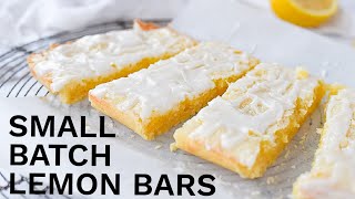 Small Batch Lemon Bars For Two