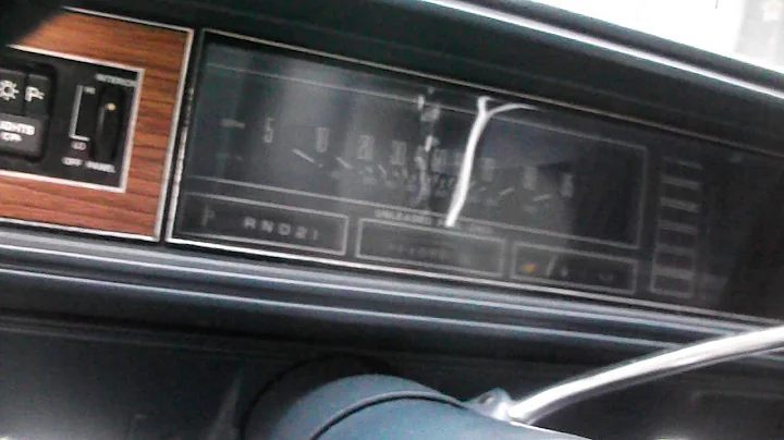 86 olds cutlass cold start