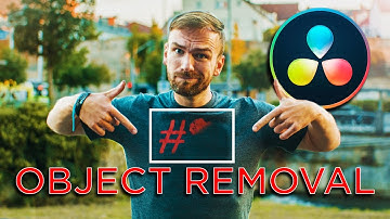 OBJECT REMOVAL with DAVINCI RESOLVE | Fusion Tutorial