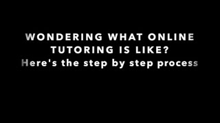 Wondering what online tutoring is like at the Tutorial Center?
