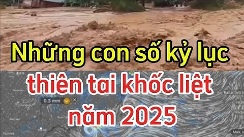 Những con số Kỷ lục Thiên tai Khốc liệt năm 2025 #thientai #kỷlục #2025 #bao #lu#lut #lutquet #satlo