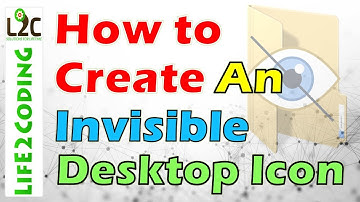 How to Create an Invisible Desktop Icon on Windows 10, 8, 7