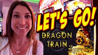 A WINNING Ride on the Dragon Train slot machine! 🍀
