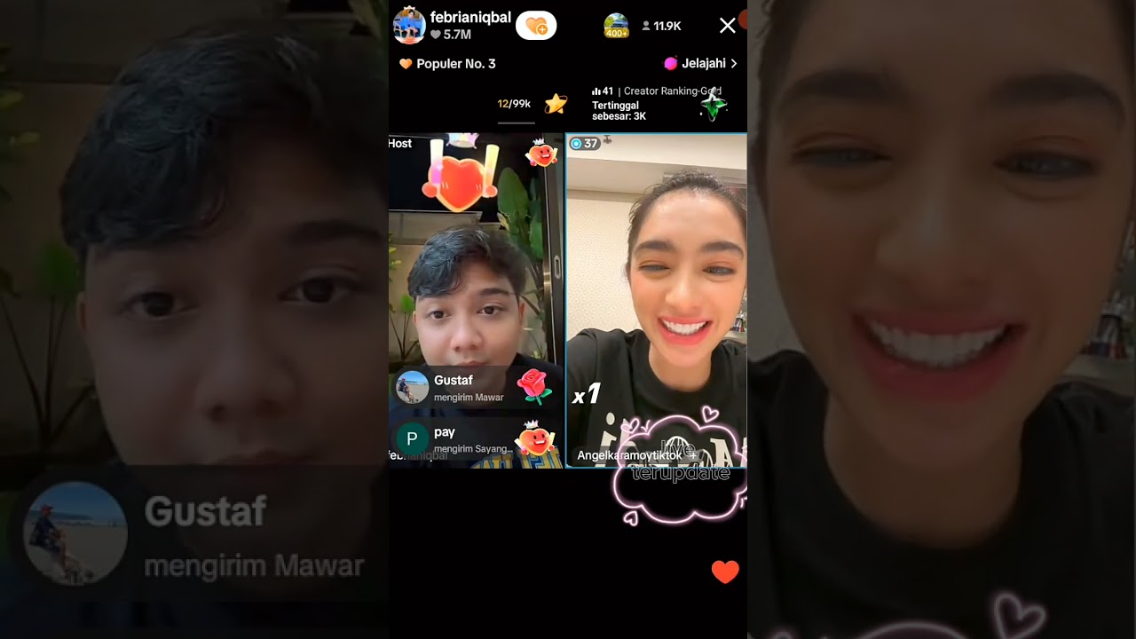 Febrian Iqbal, angel Karamoy, Agus kotak, ekajun, gombalan keluar lagi