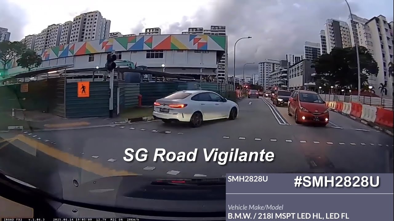 14jun2025 old airport road #SMH2828U bmw 218 fail to conform to red ...