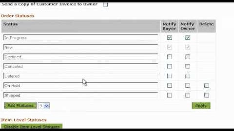 Ecommerce Delete Order Statuses - Websiteforge Ecommerce Website